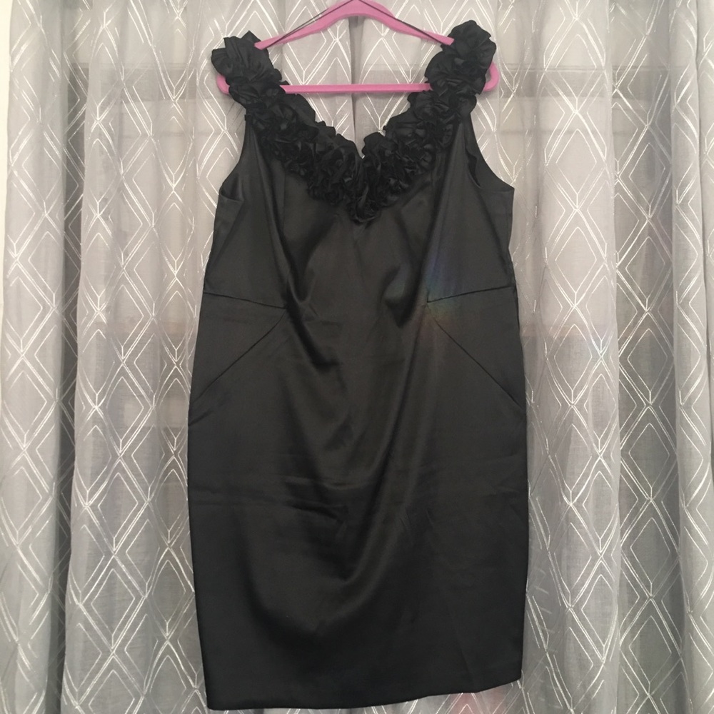 💜3 for $30 - Ruffle black dress